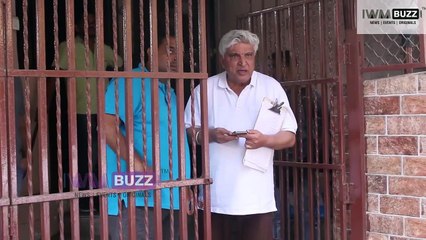 Father-Son duo Farhan & Javed Akhtar spotted at studio