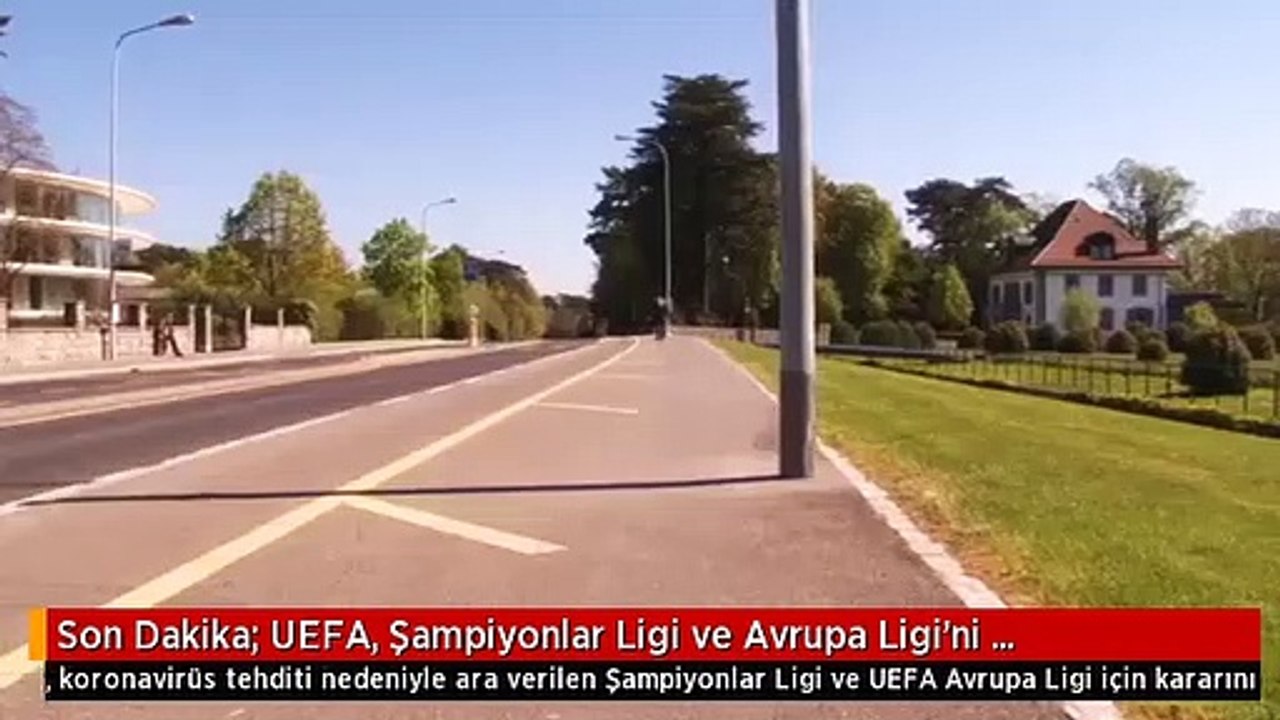 Son Dakika: UEFA, Şampiyonlar Ligi ve Avrupa Ligi'ni koronavirüs tehdidi bitene kadar askıya aldı.