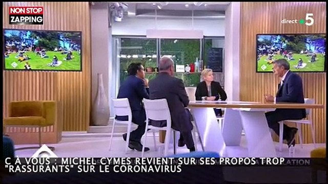 C à vous : Michel Cymes revient sur ses propos trop rassurants sur le coronavirus