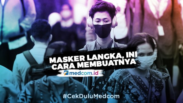 Masker Langka, Ini Cara Membuat Masker Sendiri