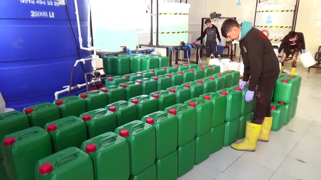 Meslek Lisesinin Ürettiği Dezenfektanlara Sipariş Yağıyor