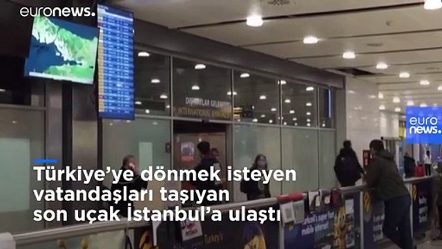Uçuşların geçici süreyle durdurulduğu İngiltere'den dönmek isteyen vatandaşlar İstanbul'a ulaştı