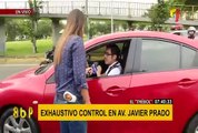 Av. Javier Prado: limitan acceso vehicular en segundo día de estado de emergencia
