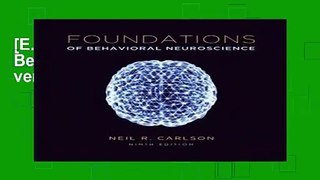 [E.P.U.B] Foundations of Behavioral Neuroscience Full version