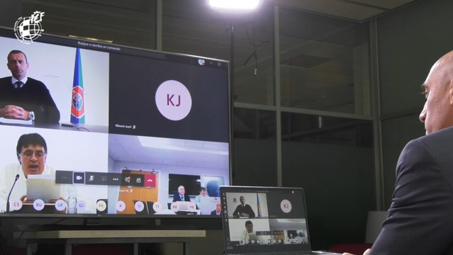 Videoconferencia de la RFEF con la UEFA y más federaciones sobre el coronavirus