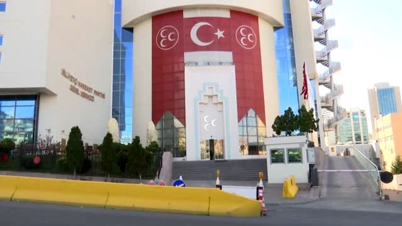 MHP Genel Merkezi'nde koronavirüs tedbirleri