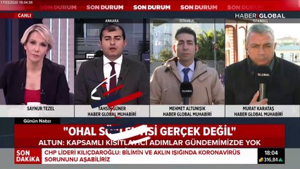 İletişim Başkanı Fahrettin Altun: OHAL ilan edileceği, sokağa çıkma yasağı uygulanacağı söylentileri gerçeği yansıtmıyor