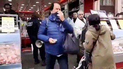 بالفيديو:الشرطة الفرنسية تجول شوارع  الدائرة 18 لحماية الجالية العربية والافريقية