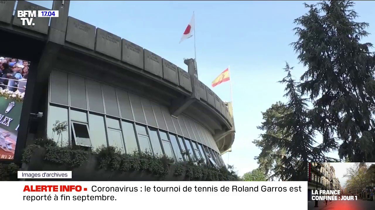 Roland Garros reporté à fin septembre, le Paris...