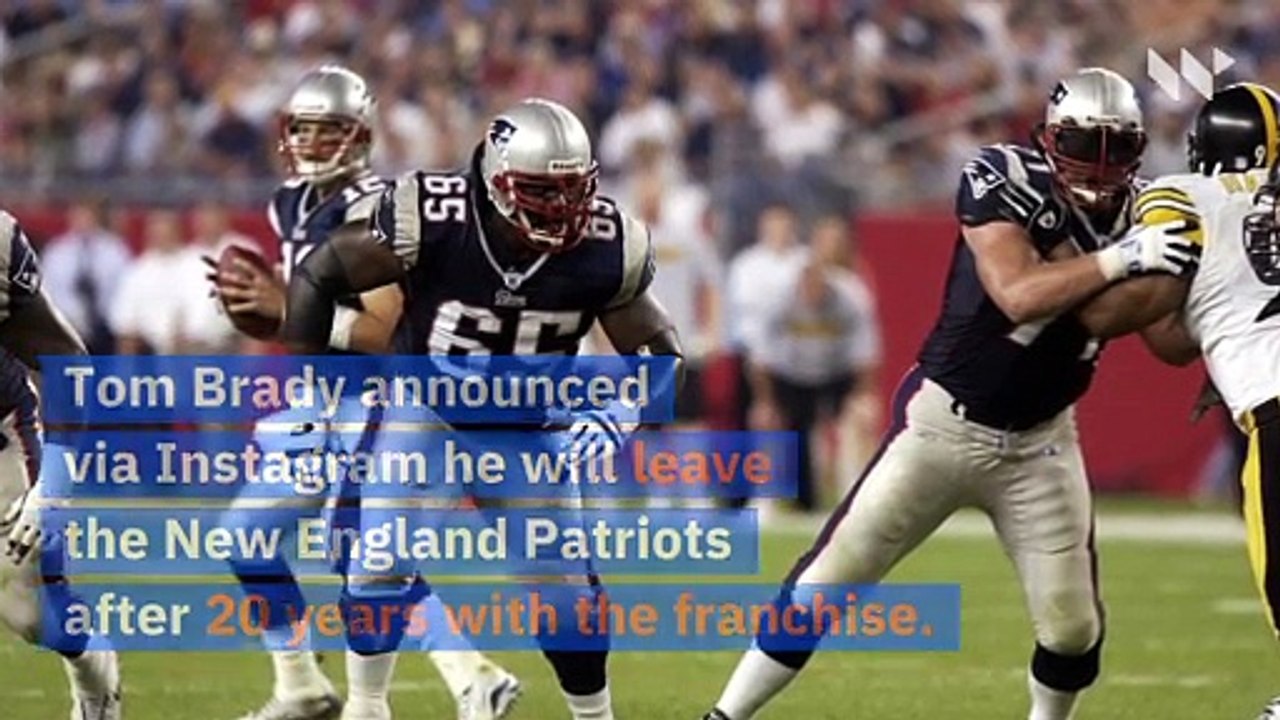 Tom Brady Announces Hes Leaving New England Video Dailymotion