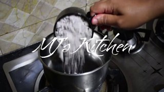 White Chocolate Sauce Easy Recipe by MJ's Kitchen | subtitled