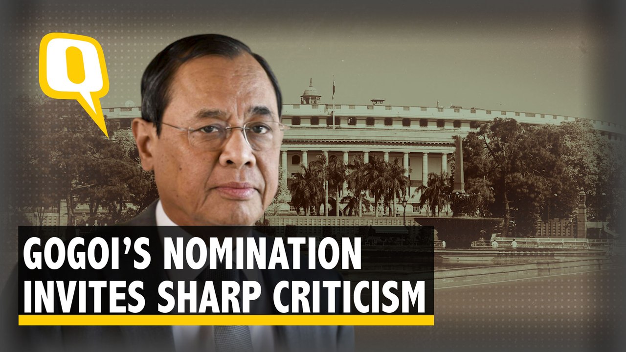 Sharp Criticism Pours In After Ex-CJI Ranjan Go...