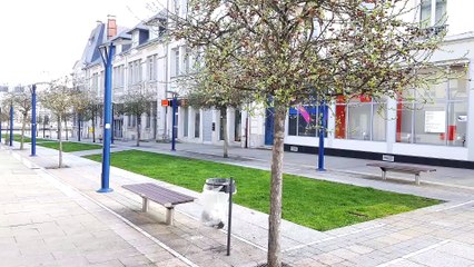 Verdun désert après la mise en place du confinement