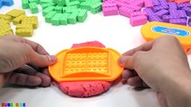 Learn Colors With Kinetic Sand Rainbow Cone Surprise Toys How To Make For Children