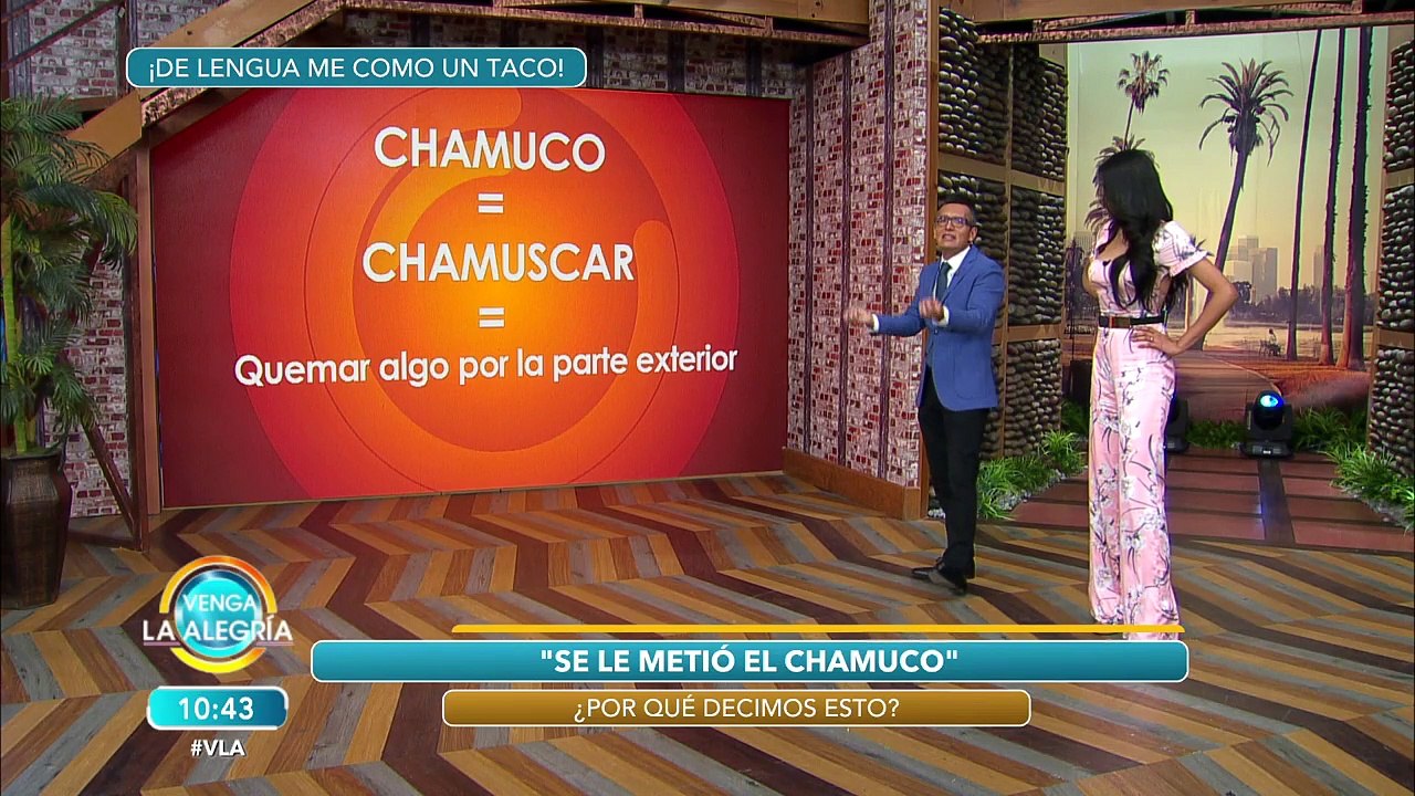 ¿Se te ha metido el chamuco? ¡Descubre al lado de Sergio el origen de la palabra! | Venga La Alegría