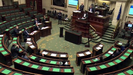 La Première ministre Sophie Wilmès demande la confiance au parlement