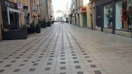 Thionville : le premier jour du confinement