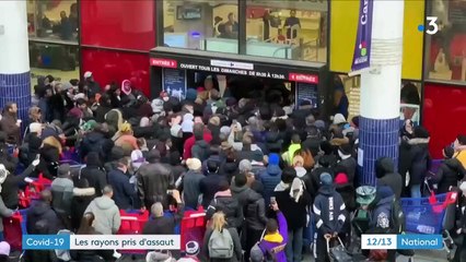 Confinement : les consommateurs se ruent dans les supermarchés