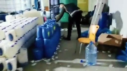 Başkentte sahte dezenfektan üreten 4 şüpheli yakalandı - ANKARA