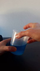 Expérience surface libre d'un liquide