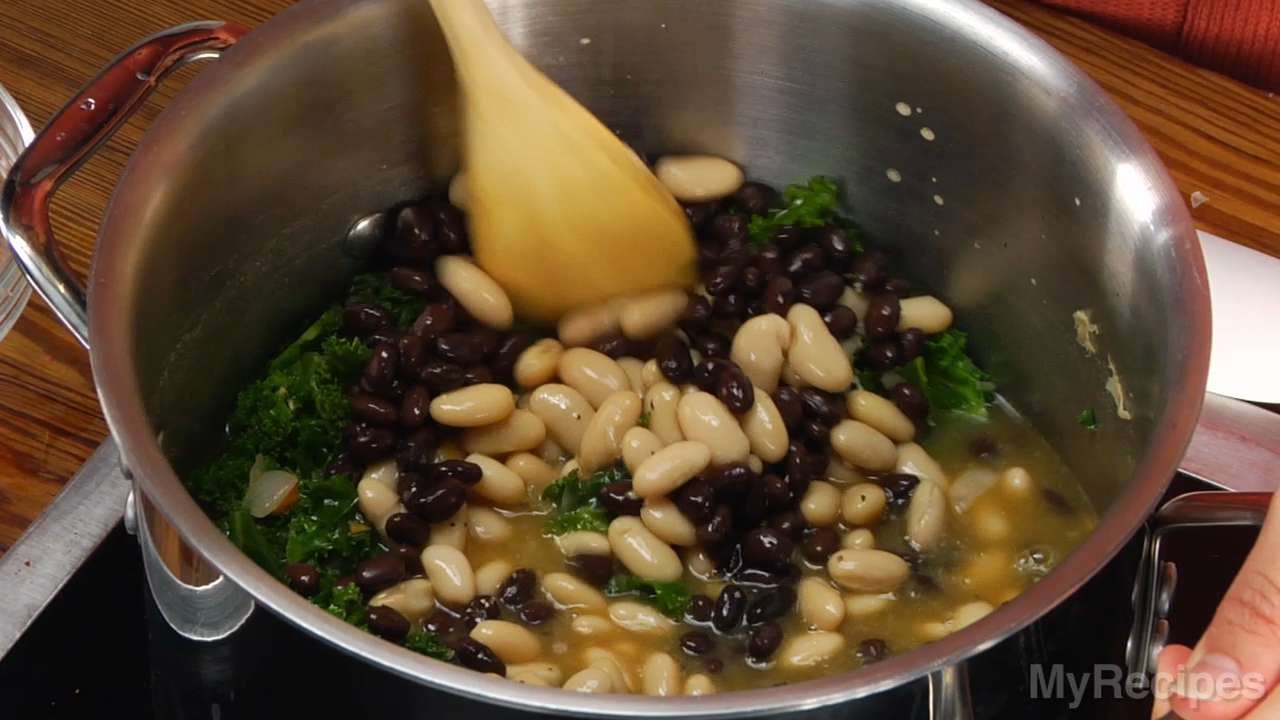 Two-Bean Soup with Kale