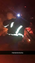 Fire Fights Back Against Firefighter