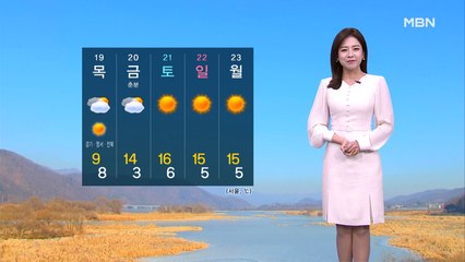 어제보다 기온 더 올라…오전 안개·미세먼지 주의