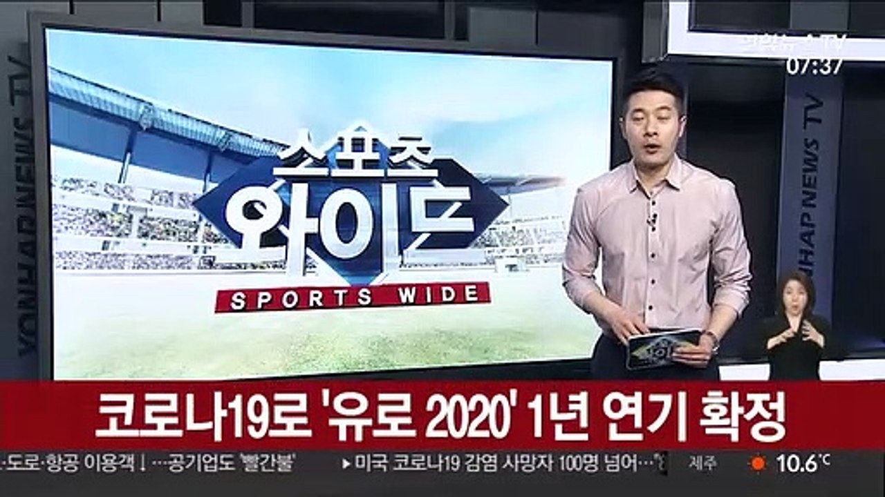 코로나19로 '유로 2020' 1년 연기 확정