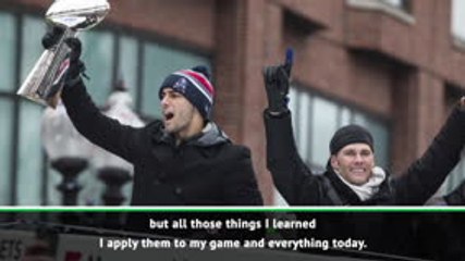 Jimmy G hails Brady's impact on his own career