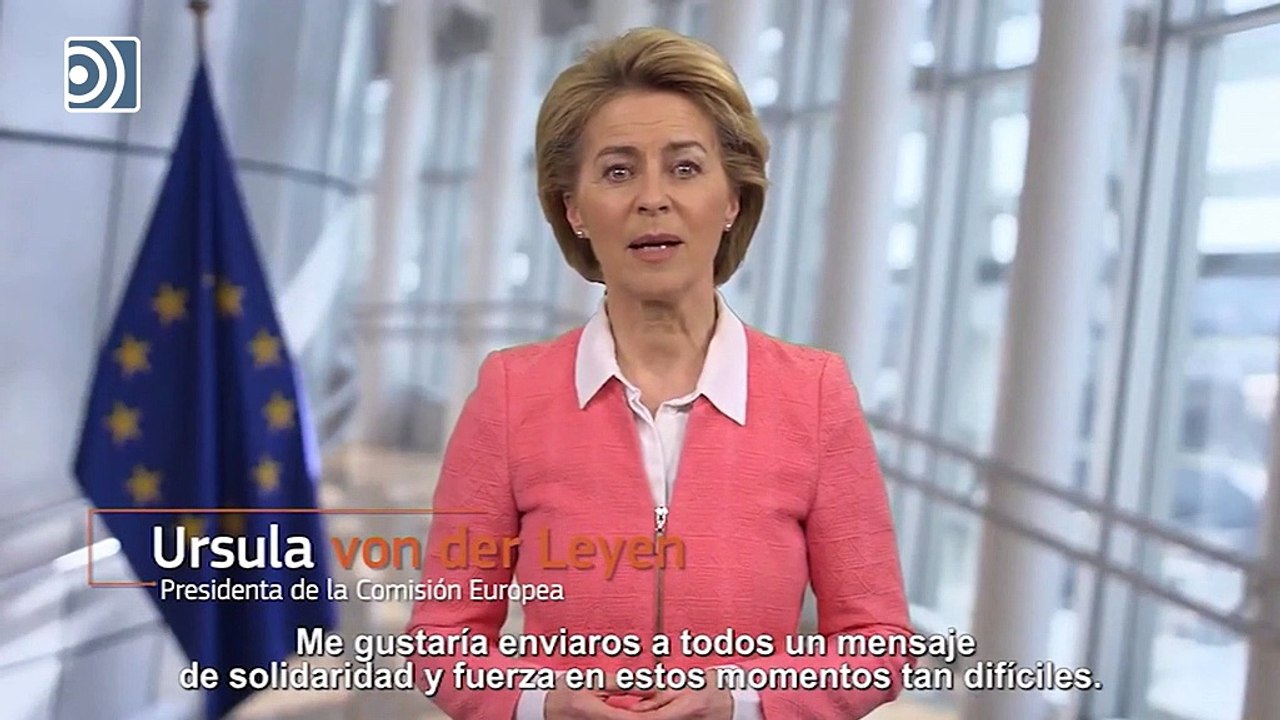 Von der Leyen manda un mensaje de apoyo a España y sus sanitarios: "No estáis solos"