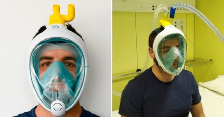 En Italie, des masques de plongée sont transformés en respirateurs pour les hôpitaux grâce à l'impression 3D