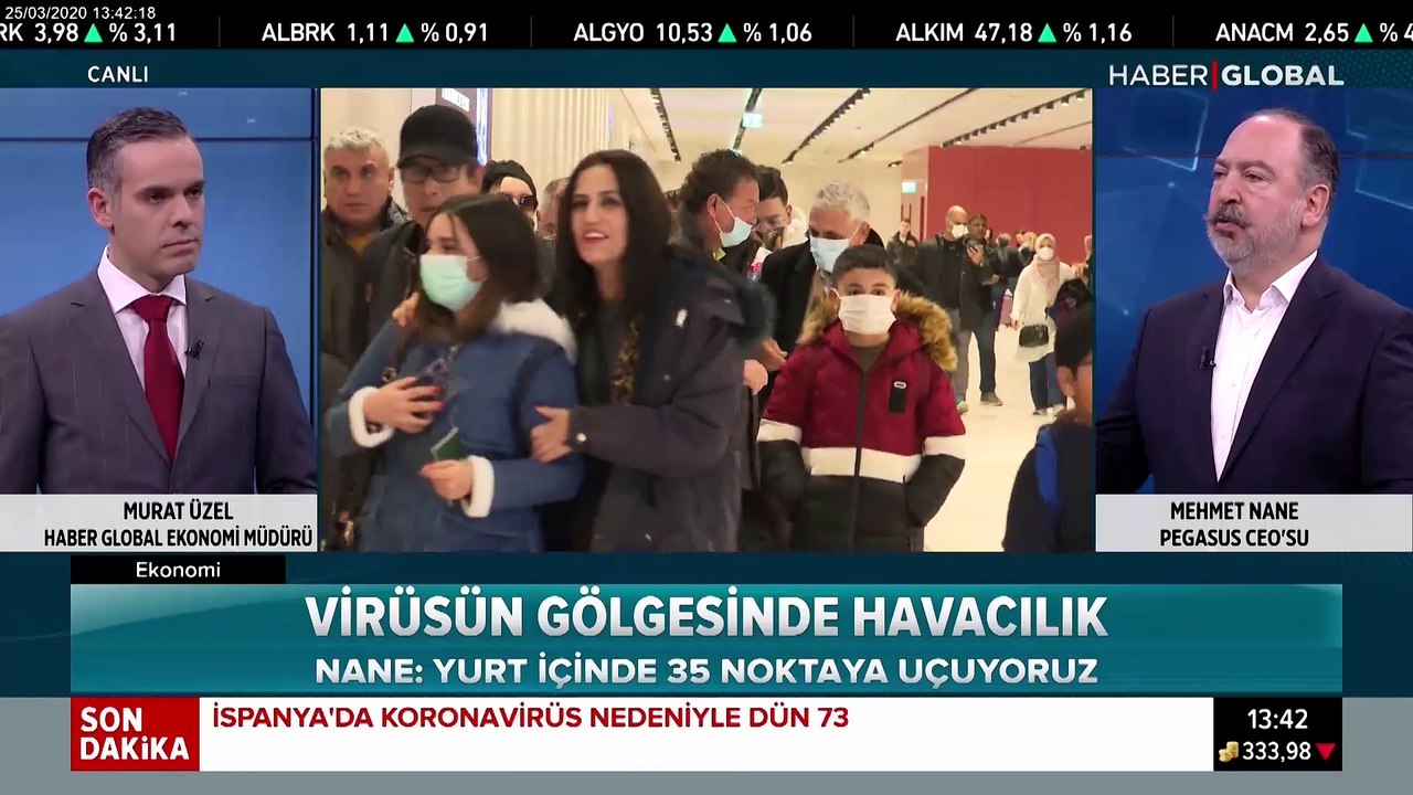 Pegasus CEO'su Mehmet Nane: Yolcu adedi 80 binden 4 binlere gelmiş durumda