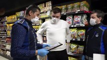 ANKARA Altındağ'da marketlere koronavirüs bilgilendirmesi