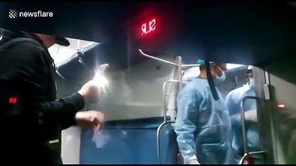 Indian officials halt train to track coronavirus suspect who refused to quarantine