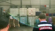 Jandarma 460 litre kaçak antiseptik dezenfektan malzemesi ele geçirdi