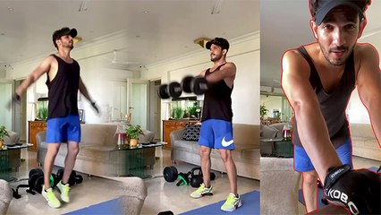 Check Out Arjun Bijlani’s Motivational Home Workout