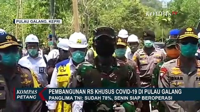 RS Khusus Corona di Pulau Galang Ditargetkan Selesai dalam 3 Hari Kedepan