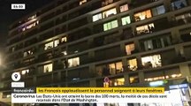 Frissons : Hier soir à 20h, dans plusieurs villes de France, la population a applaudi les personnel soignant depuis les balcons