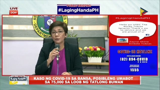 DOH, experts say PH coronavirus cases could reach 75,000 by June if not contained