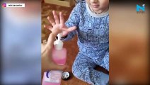 Watch, Sania Mirza teaches son Izhaan how to use sanitizer as #Coronavirus fears to grow