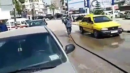 شاهد ميليشيا أسد تكافح فيروس كورونا بالمبيدات الحشرية