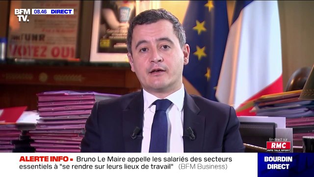 Gérald Darmanin n'exclut pas de nationaliser Air France en cas de difficultés importantes
