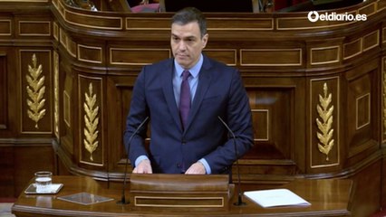 Pedro Sánchez comparece en el Congreso de los diputado