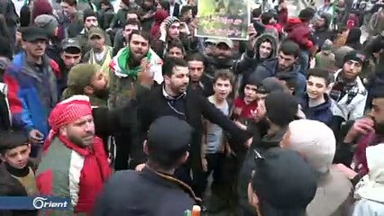 جيفري يكذب الرواية الروسية حول مظاهرات إدلب