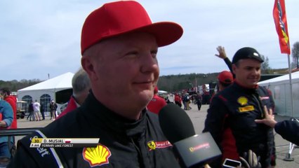Ferrari Challenge NA - Dave Musial talks race 2 results at Road Atlanta