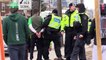 Canadian police block off streets to enforce state of emergency in Ontario province