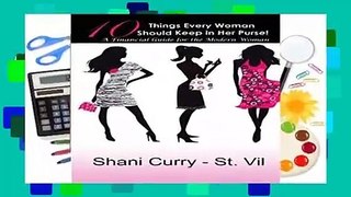 About For Books  The Purse Empowerment: The 10 Things Every Woman Should Complete