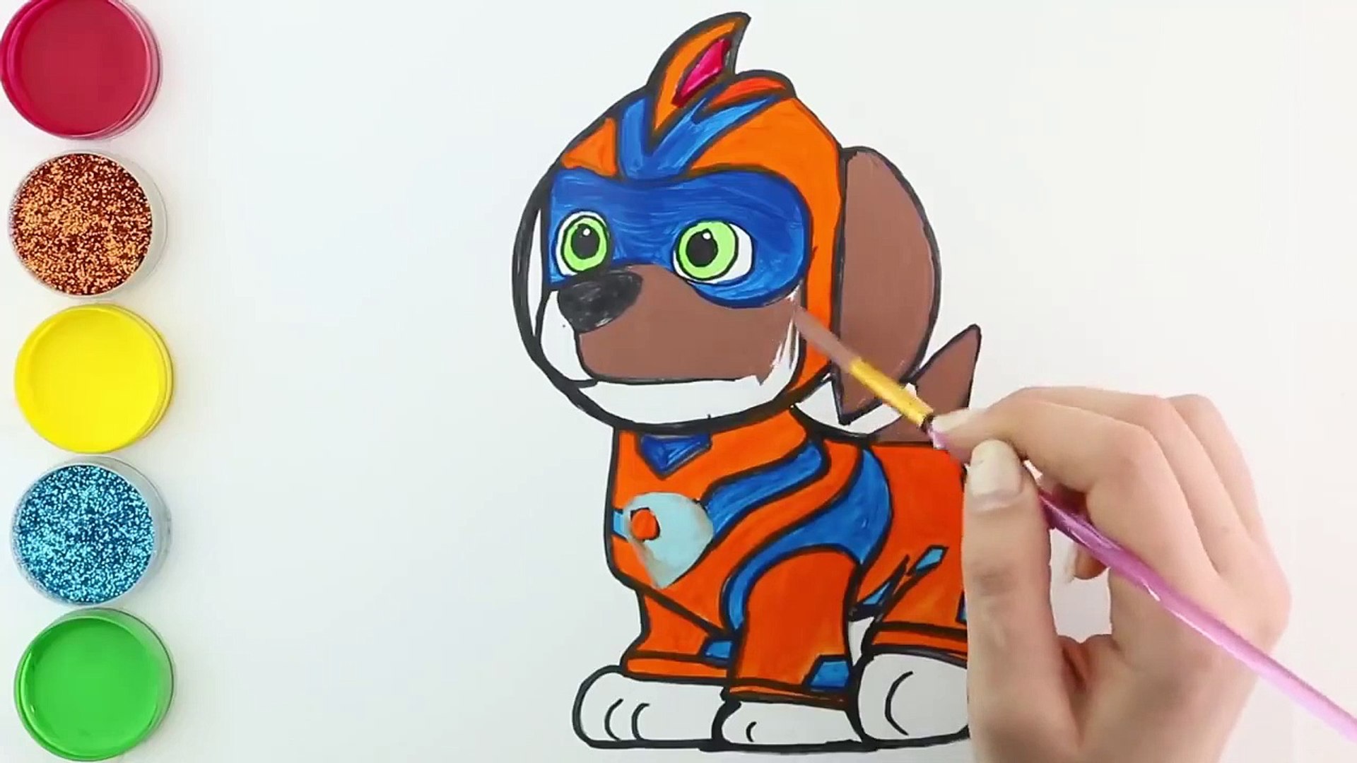 Paw Drawing and Coloring Colors For Kids and Toddlers - video Dailymotion