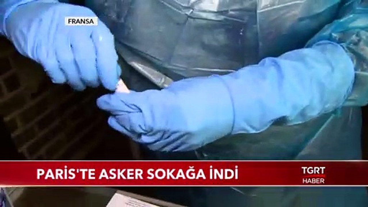 Paris'te Asker Sokağa İndi