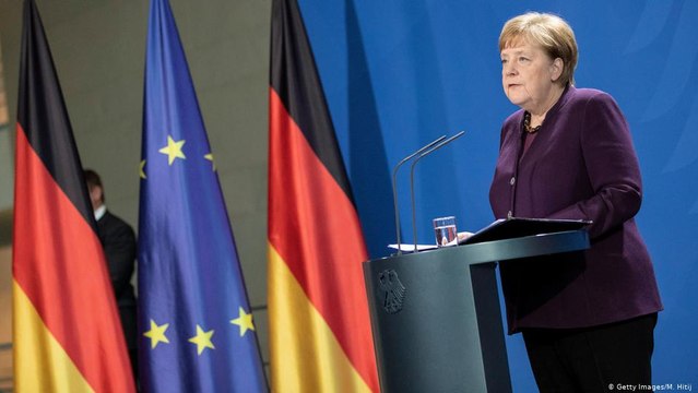 Merkel e Macron anunciam restrições na vida pública devido ao coronavírus